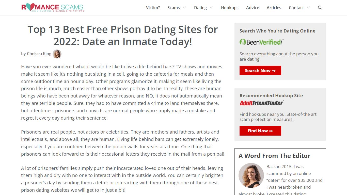 Top 13 Best Free Prison Dating Sites for 2022: Date an Inmate Today ...